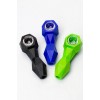 Silicone Hand Pipe With Multi Holes Glass Bowl