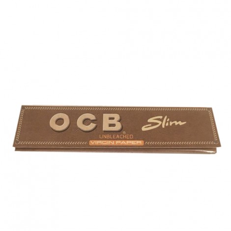 OCB Virgin Unbleached Slim Rolling Papers