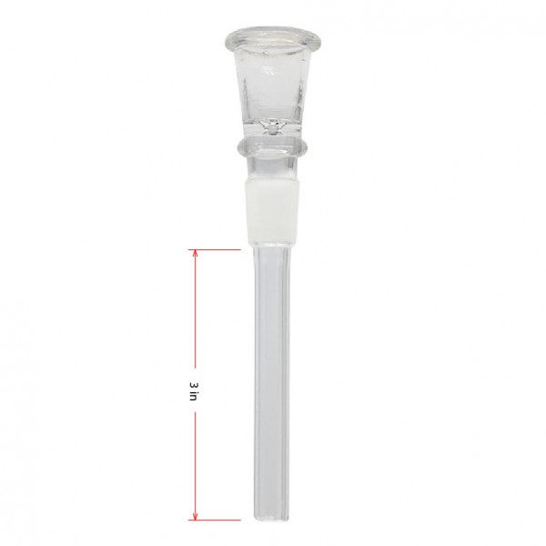 Plain Glass 3" Stem With 14mm Joint And Bowl