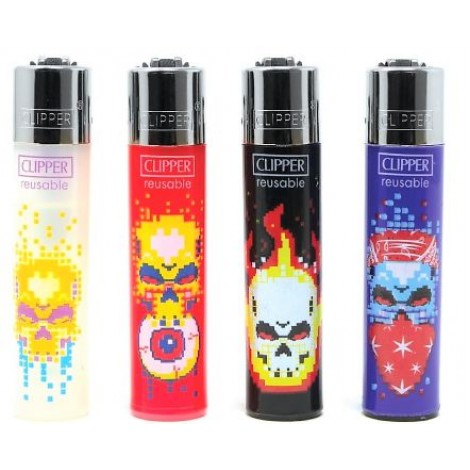 Clipper Skull 12 Lighter