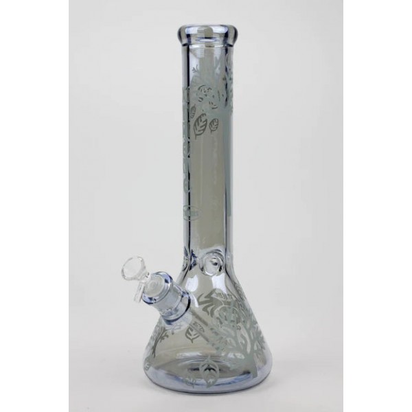 Xtreme 14" Electroplated Bong with Tree of life Design