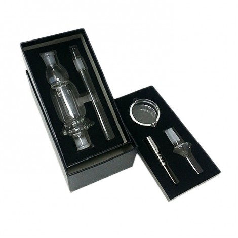 Glass + Stainless Steel Nectar Collector - 14mm & 19mm