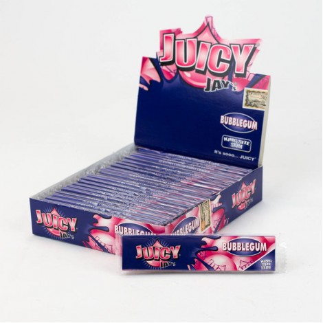 Juicy Jay's King Size Slim BubbleGum flavoured papers