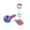 Silicone 7″ Pipe w/ Built in Honey Comb Percolator