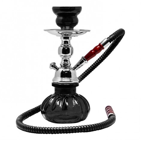 Black Pumpkin 10" Stainless Steel Hookah