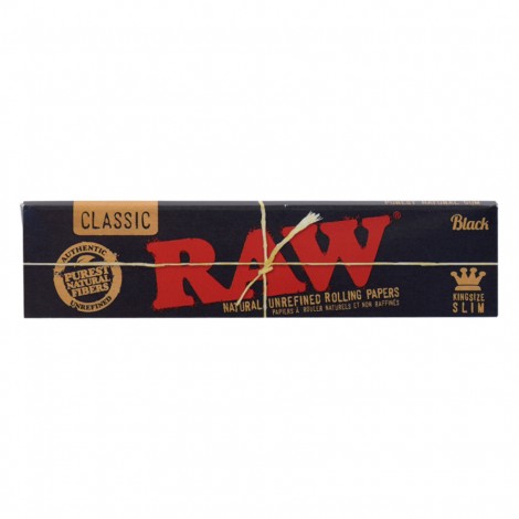 RAW Black King Size Slim Rolling Papers