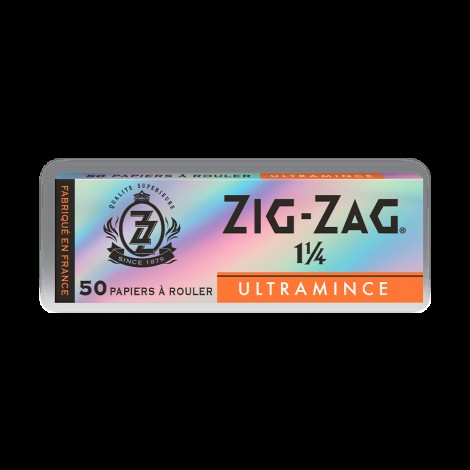 Zig-Zag | Silver UltraThin 1 1/4" 50 Papers