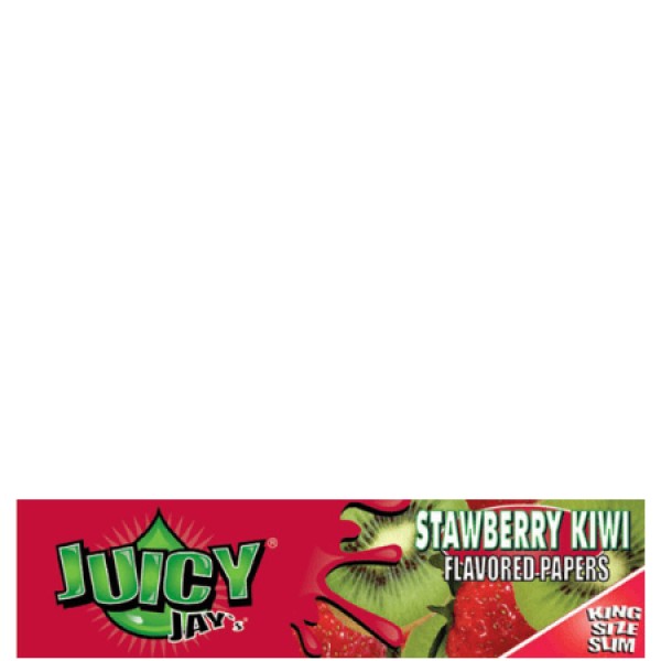 Juicy Jay's King Size Slim Strawberry Kiwi flavoured papers