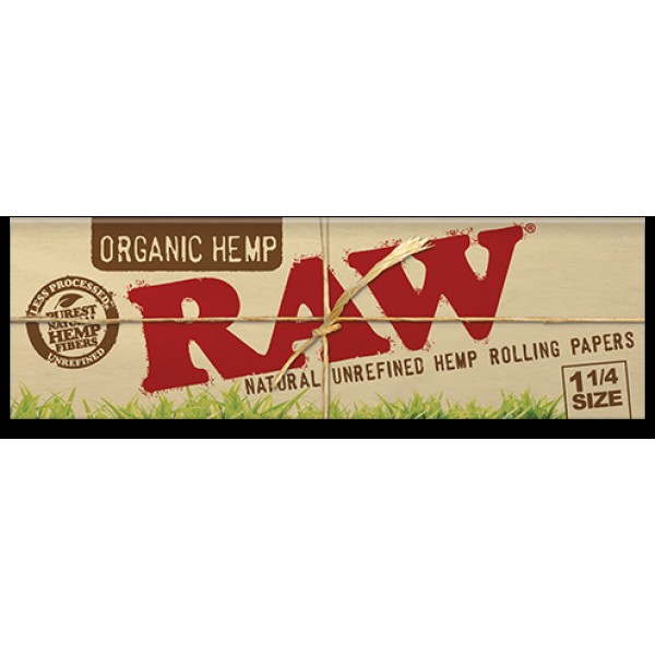 RAW Organic Hemp 1 1/4 Papers