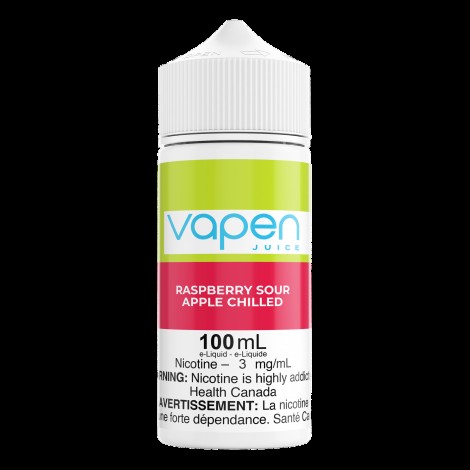 Raspberry Sour Apple Chilled - Vapen Juice