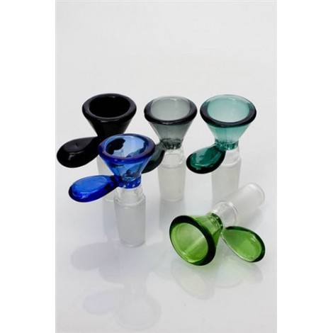 Glass bowl With Built in Screen – Assorted Colors