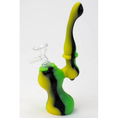 7" Single Chamber Silicone Bubbler