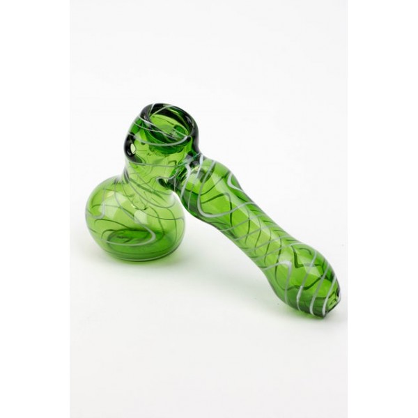 5" Single chamber Hammer bubbler-Assorted