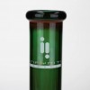 Infyniti 12" Green tube glass water bong