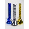 Luxury pattern 16" 7mm metallic beaker bong