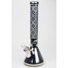 Luxury pattern 16" 7mm metallic beaker bong