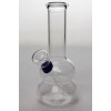 Clear 6" Glass Water Bong