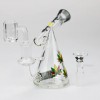 4.5" MGM Glass 2-in-1 bubbler with Graphic [C2672]