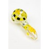 4" Glass Bee Pipe Glow in Dark