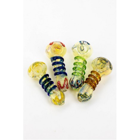 3.5 in. Soft glass hand pipe