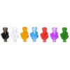 [Clearance] Middle Finger Smoky Clear Delrin Drip Tips