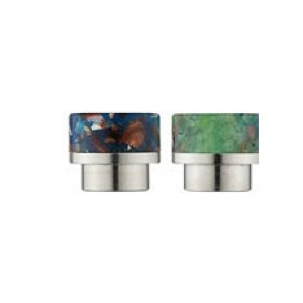 Type #1 Wide Bore Resin & Stainless Steel Drip Tip for Smok TFV8, 12, Prince & 810