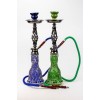 20" 1 hose Twisted wrought metal Hookah