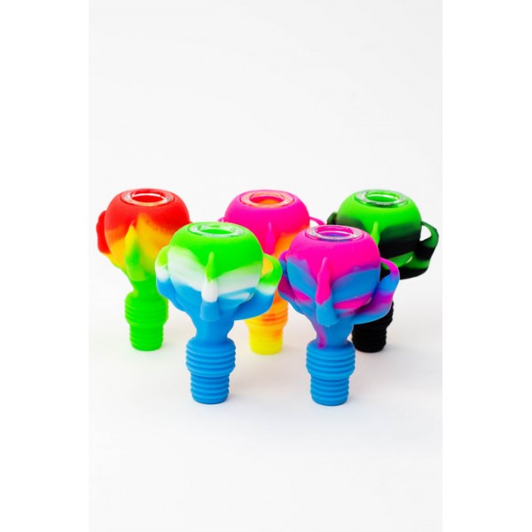 2-in-1 Silicone Talon Bowl With Multi-Hole ...