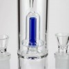 18" AQUA Glass Dual joint showerhead pecolator glass water bong