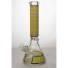 14" glass 7 mm Check Pattern Glass Bong