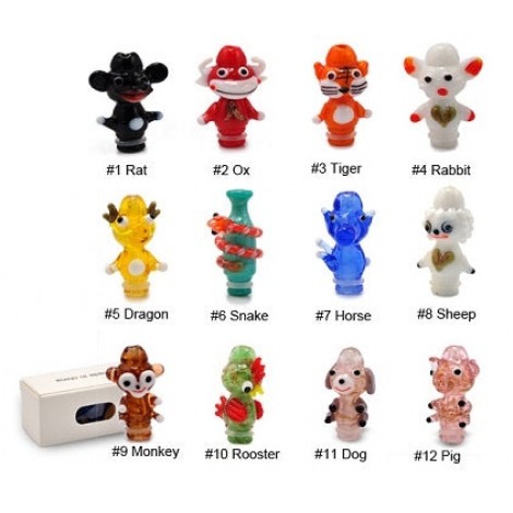 [Clearance] Chinese Zodiac Art Drip Tips