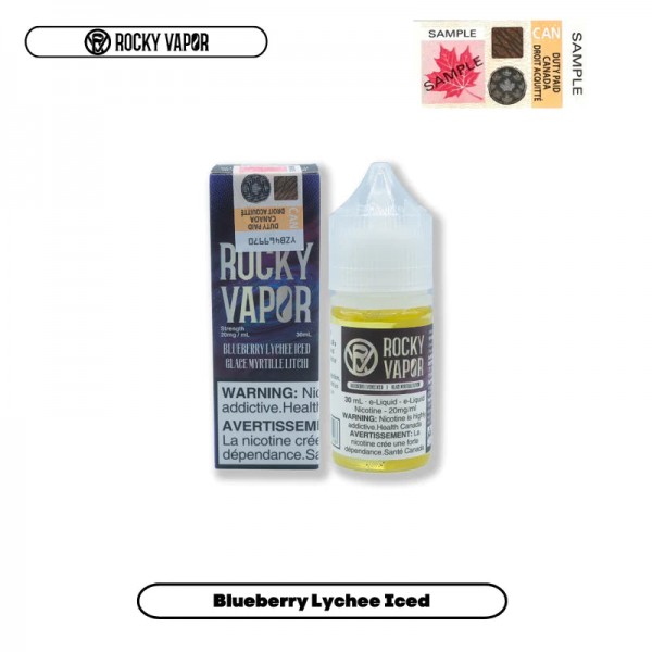 Rocky Vapor E-Liquids - Blueberry Lychee Iced **Introductory Special**