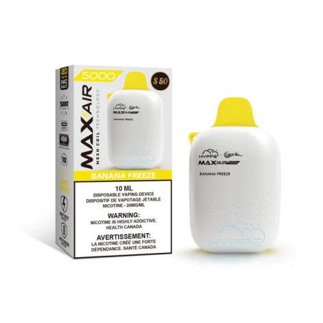 Hyppe & Genie MAX-AIR 5000 Puff Rechargeable Disposable Vape S50